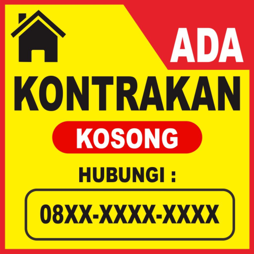 Spanduk Ada Kontrakan Kosong