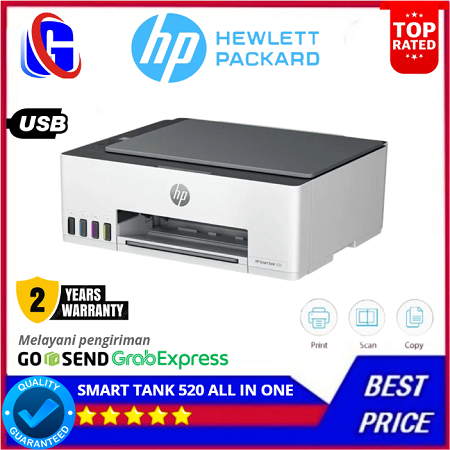 HP Smart Tank 520 All-in-One Printer print scan dan copy