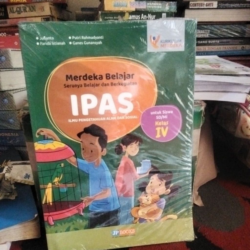 IPAS untuk kelas 4 SD merdeka belajar kurikulum merdeka JP books
