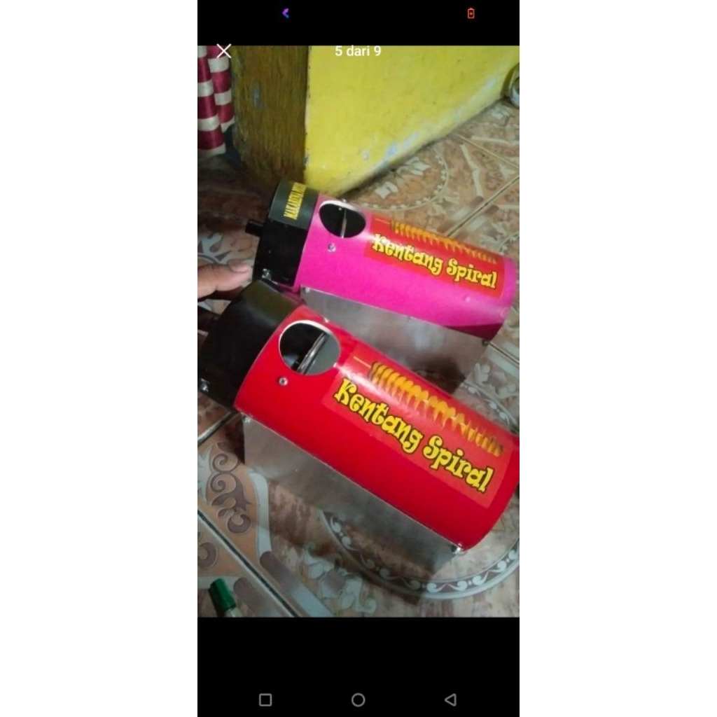 mesin kentang spiral/alat kentang krispi spiral/kripik kentang spiral