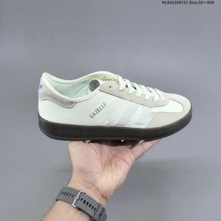 Originals Gazelle x CLOT Sepatu Kets Kasual Adidas Trefoil Biru, Anti-selip, Tahan Aus, dan Berhak R