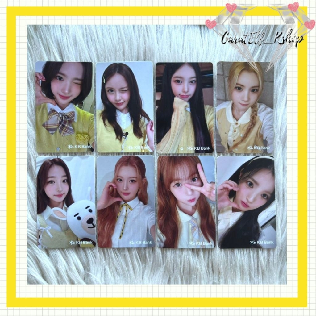 Photocard Hearts2Hearts X KB Bank Official