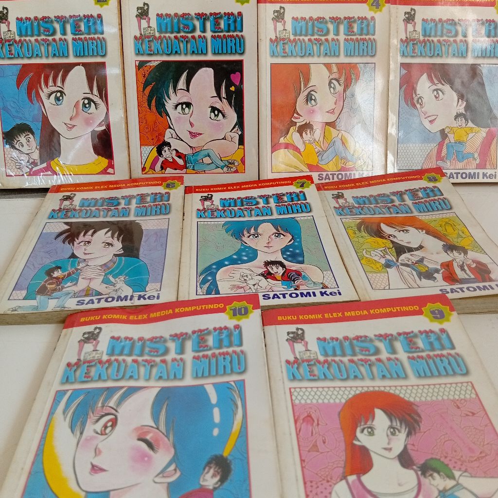 Buku komik Misteri Kekuatan Miru (pilih judul)