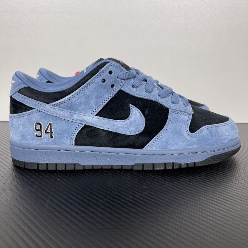 Supreme SB Dunk Low 94 Light Blue Black Kickwho