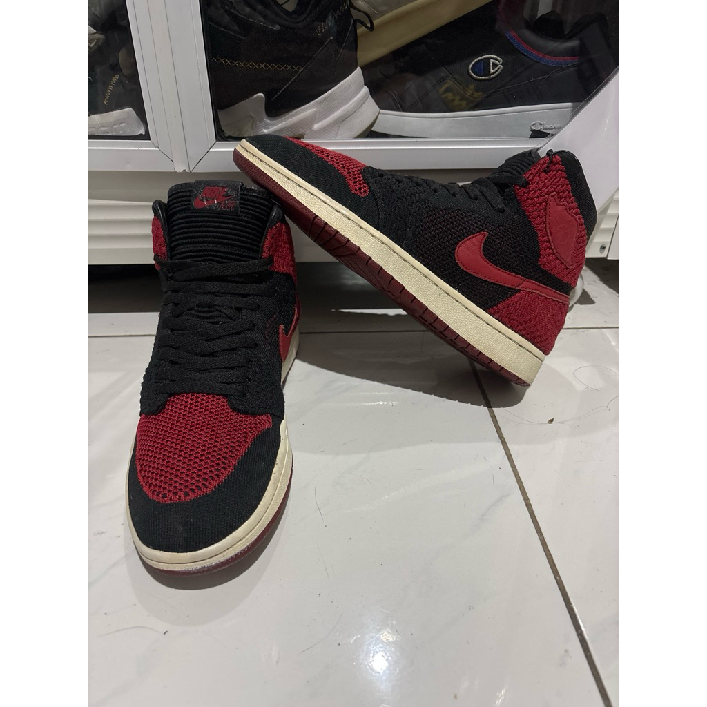 Jordan 1 high “Flyknit-Bred” size 43/27.5cm