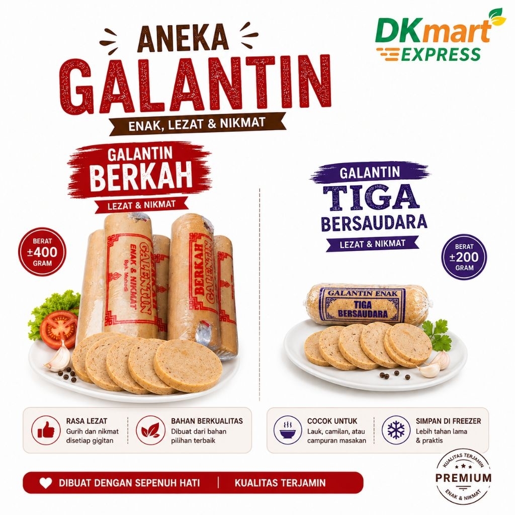 aneka galantin ayam / galantin berkah / galantine ayam - sayur segar semarang
