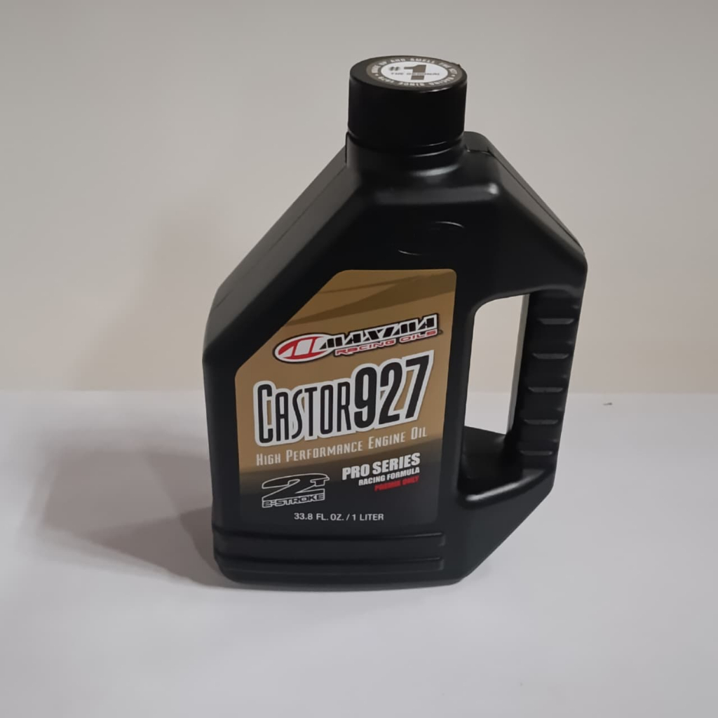 Oli Samping Maxima Castor 927 2T 1 Liter Original USA Pelumas Mesin Motor 2 Tak Racing Pro Series