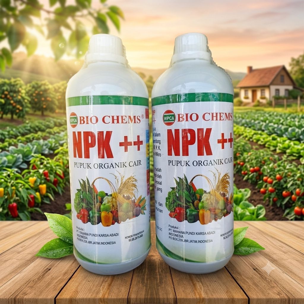 Pupuk Cair BIO CHEMS NPK++ Untuk Menyuburkan Tanaman - 1 LITER