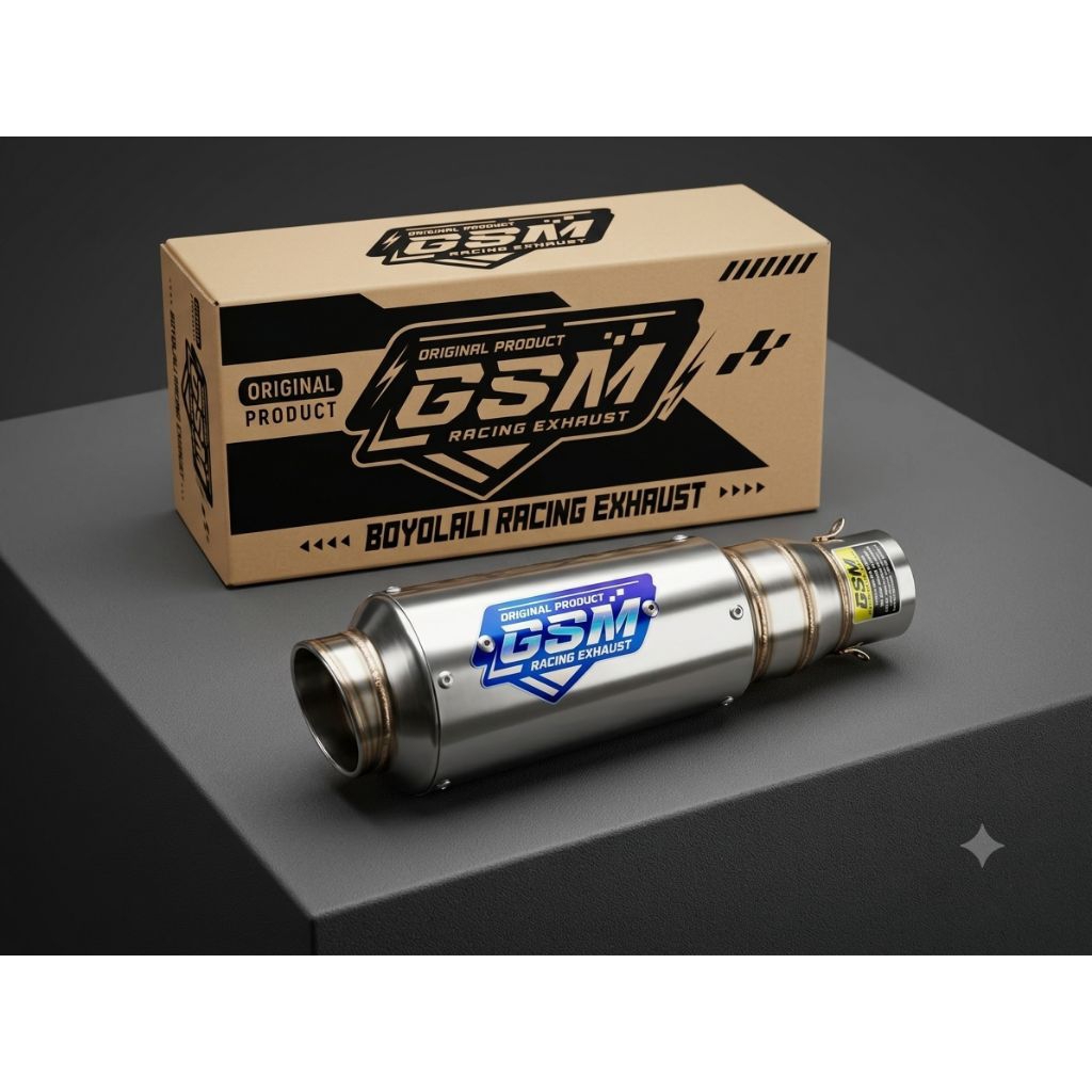 slincer knalpot  Termurah GSM muffler original model fantera/cornelo terlaris inlet 50 sarangan sarf