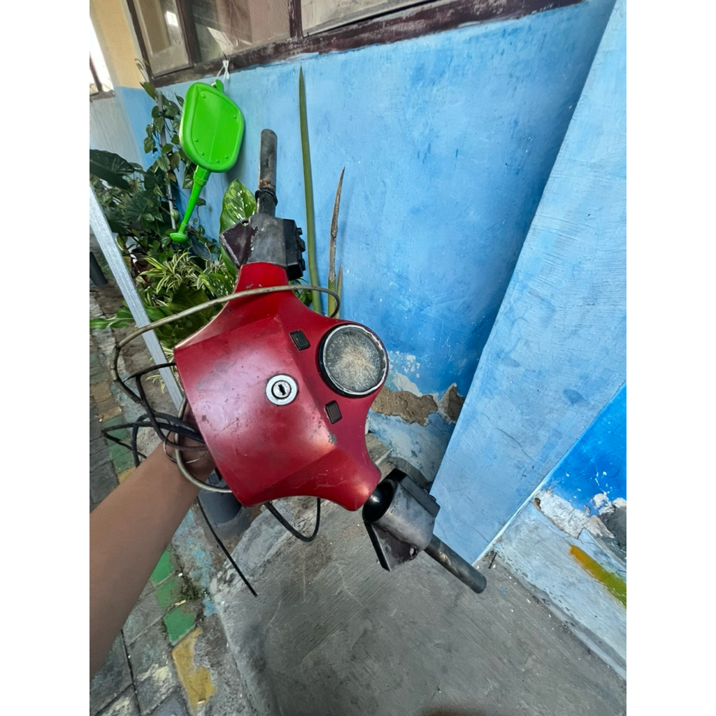 Stang vespa original copotan px 79 bahan babet