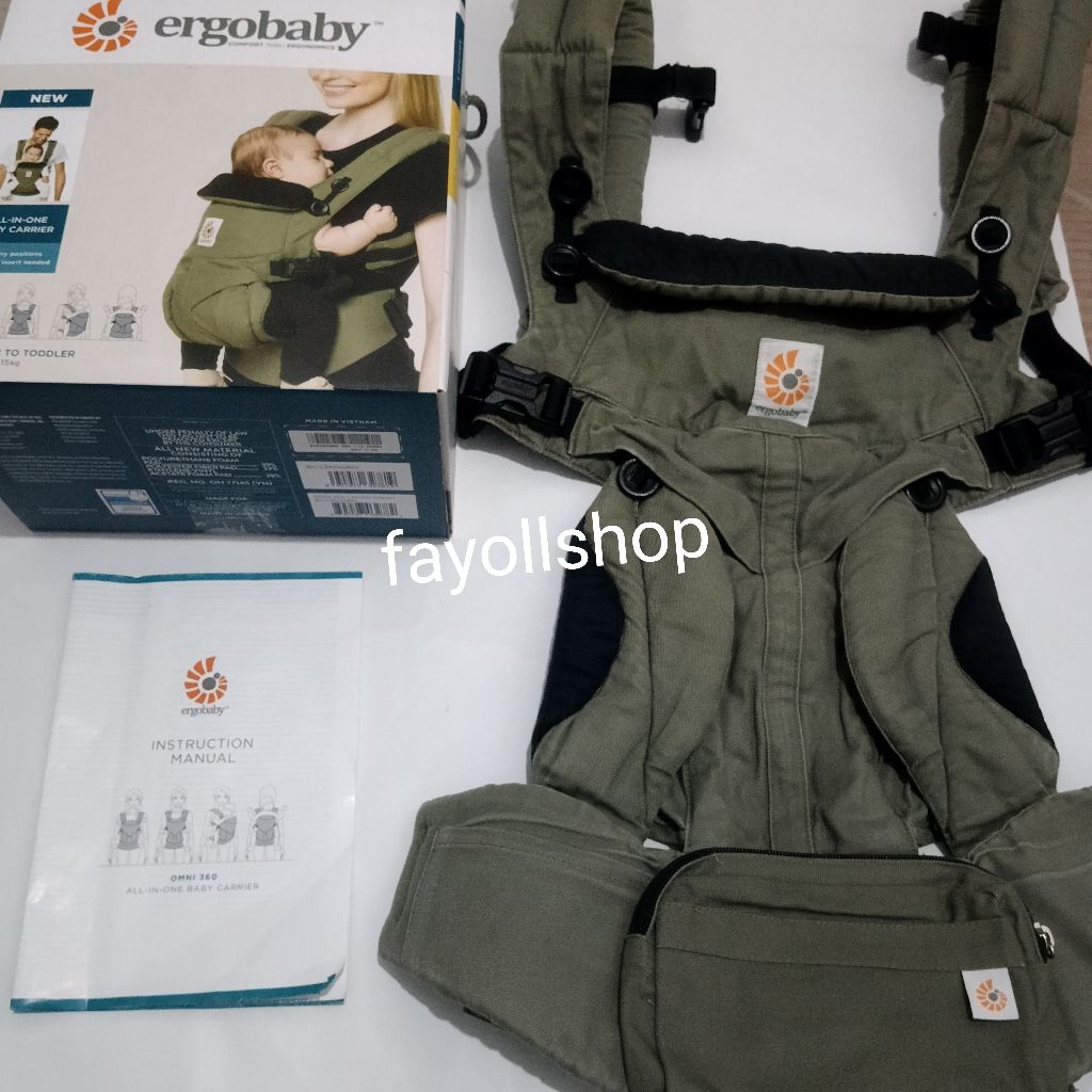 Preloved Ergo baby Omni 360 Original - Army