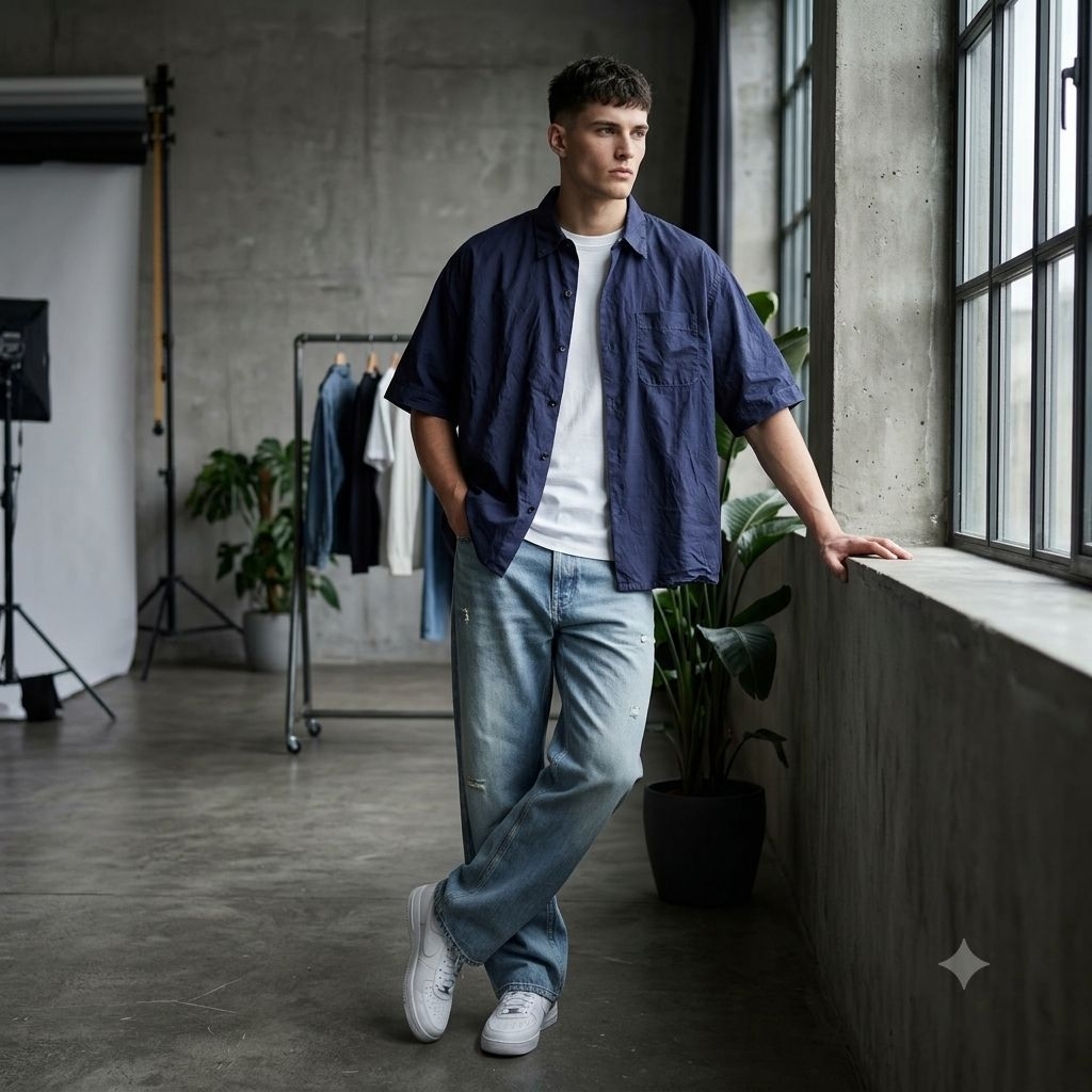 Uniqlo x Marni Short Sleeve Shirt Navy