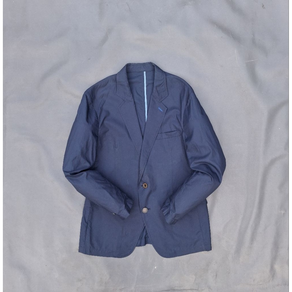 Jas preloved pria warna navy bahan ringan/austin reed second/blazer casual laki laki size L/L93
