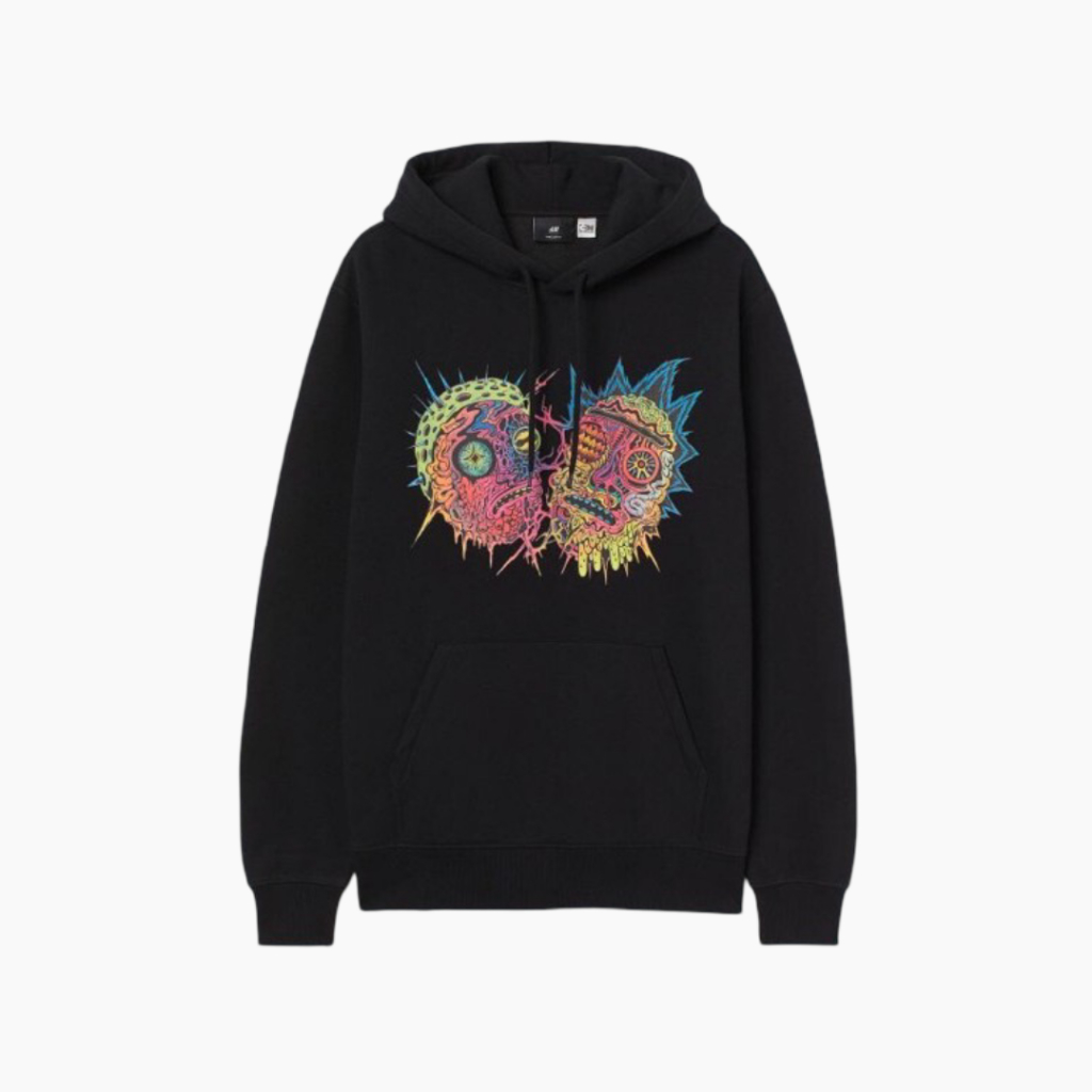 Hoodie HM Rick And Morty Black