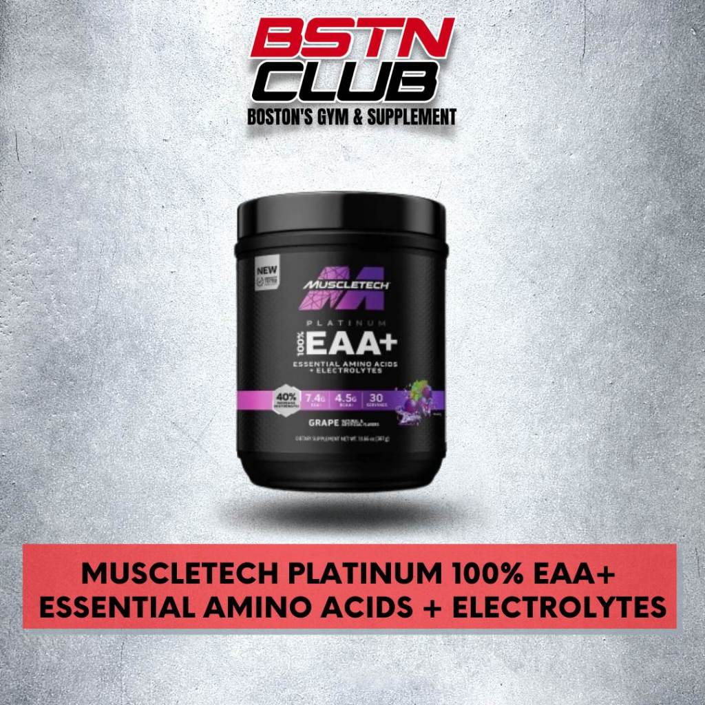 MUSCLETECH PLATINUM EAA + ESSENTIAL AMINO ACIDS + ELECTROLYTES 30 SERVING GRAPE