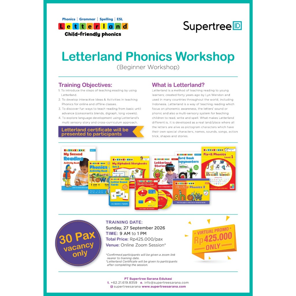 Letterland Phonics Workshop (Beginner Workshop)