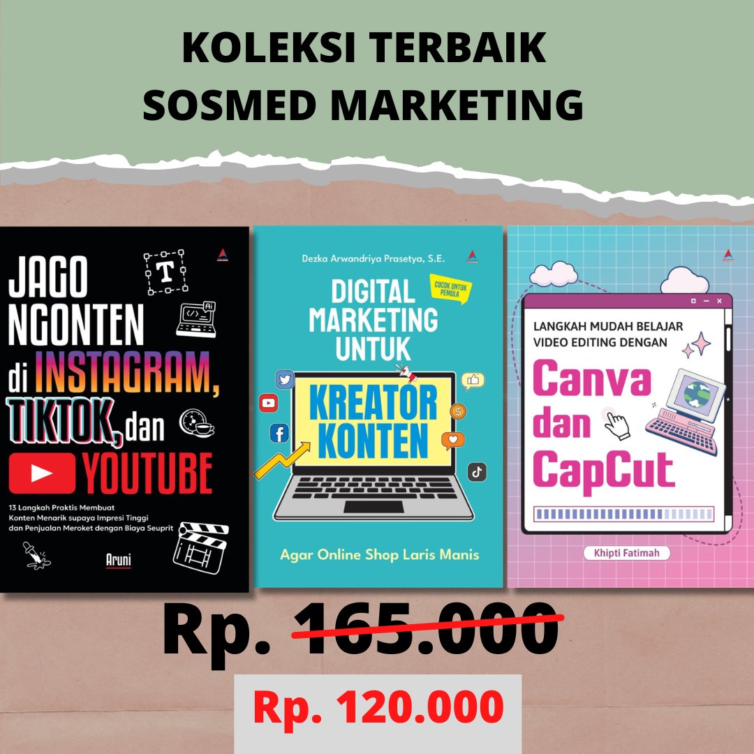 BUKU JAGO NGONTEN DI INSTAGRAM, TIKTOK, DAN YOUTUBE