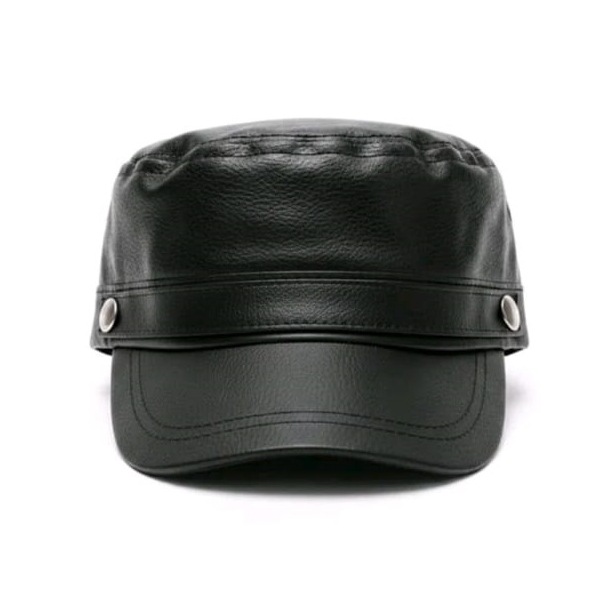 Topi Komando Kulit Pria Dewasa Model Komando Ring