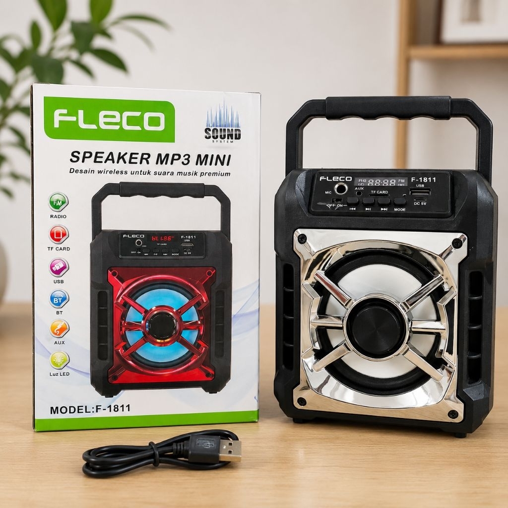 Speaker Bluetooth, MP3, FM Radio Fleco1811