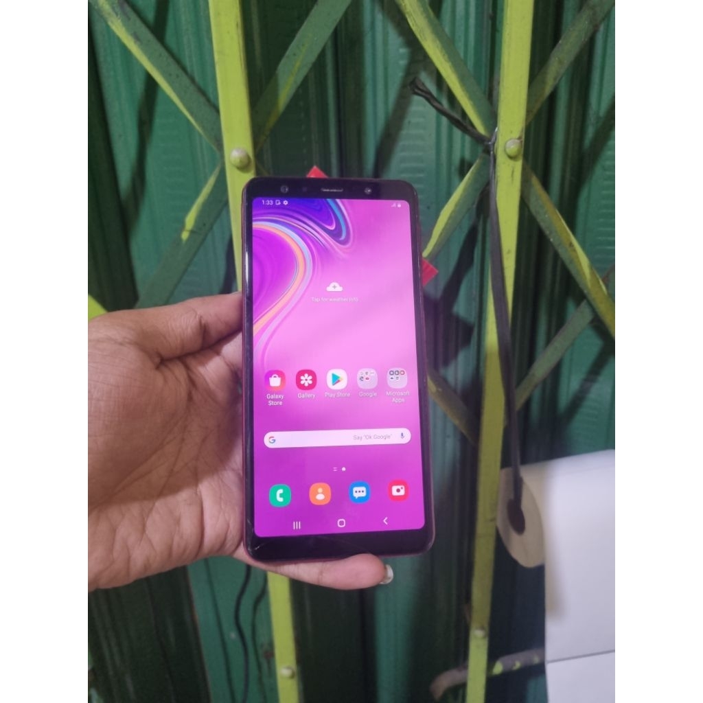 Android Samsung A7 2018 Ram 4GB Rom 128GB SM-A750GN hp bekas ponsel bekas Minus