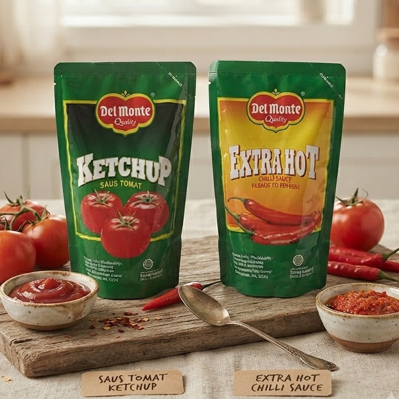 DELMONTE SAUS 1KG / DELMONTE SAUS CABE 1KG / DELMONTE SAUS TOMAT 1KG