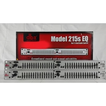 Equalizer DBX 215s ekualiser dbx 215sSilver DBX 215 S