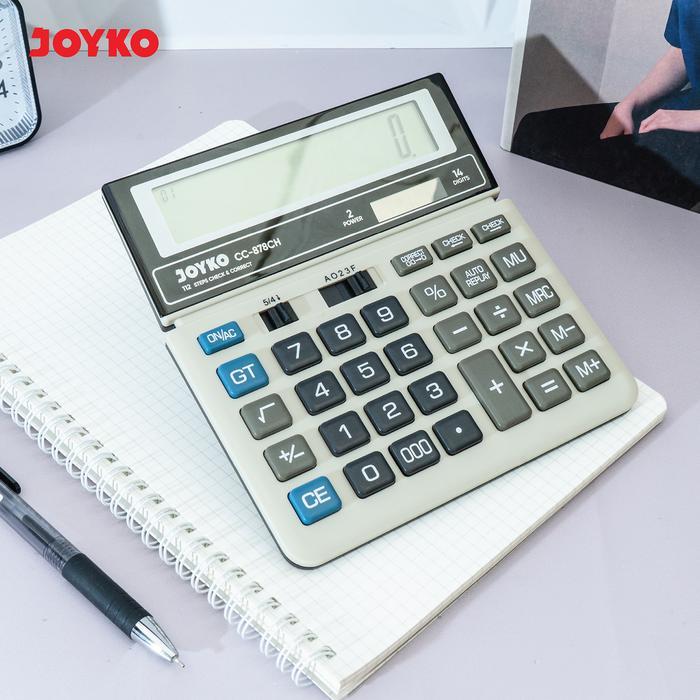 JOYKO Calculator Kalkulator CC-878CH 14 Digits Check & Correct