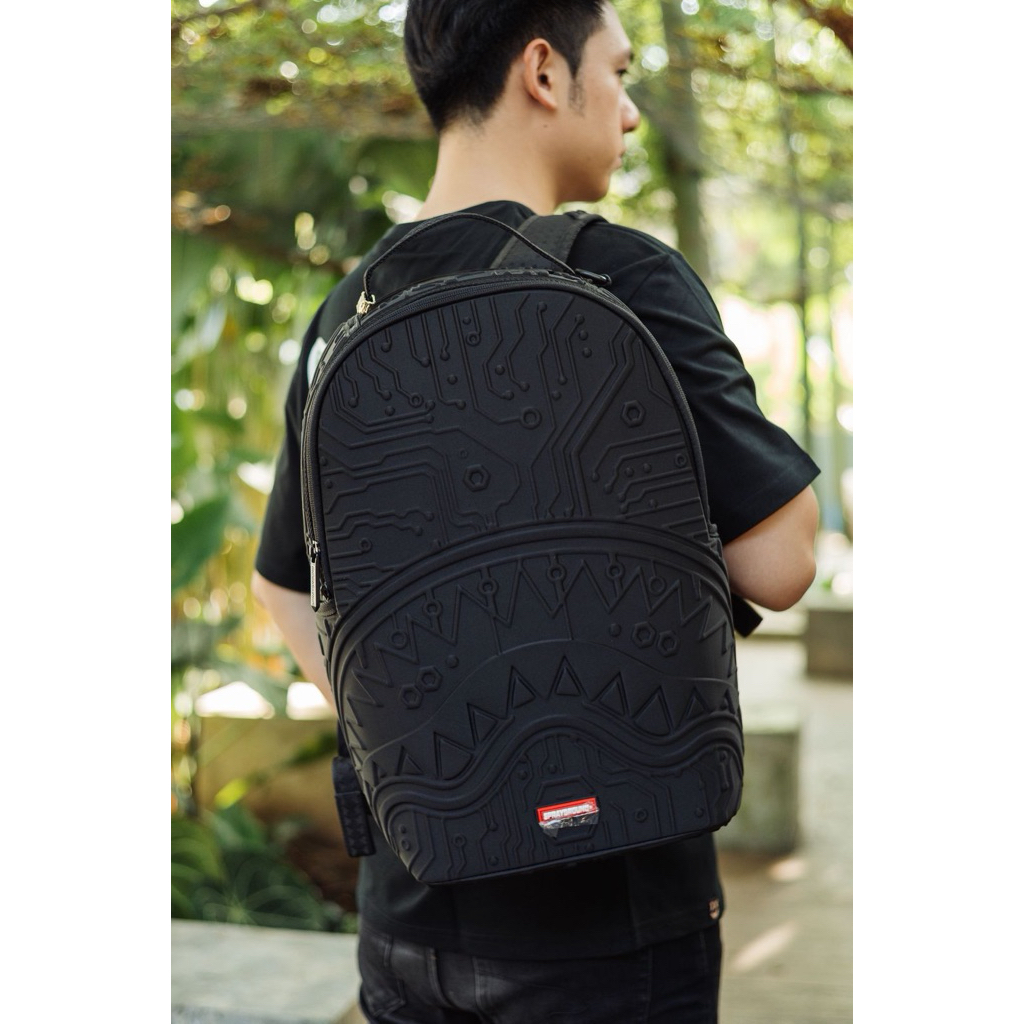 Sprayground Future Foam 3D Shark Backpack Black Original