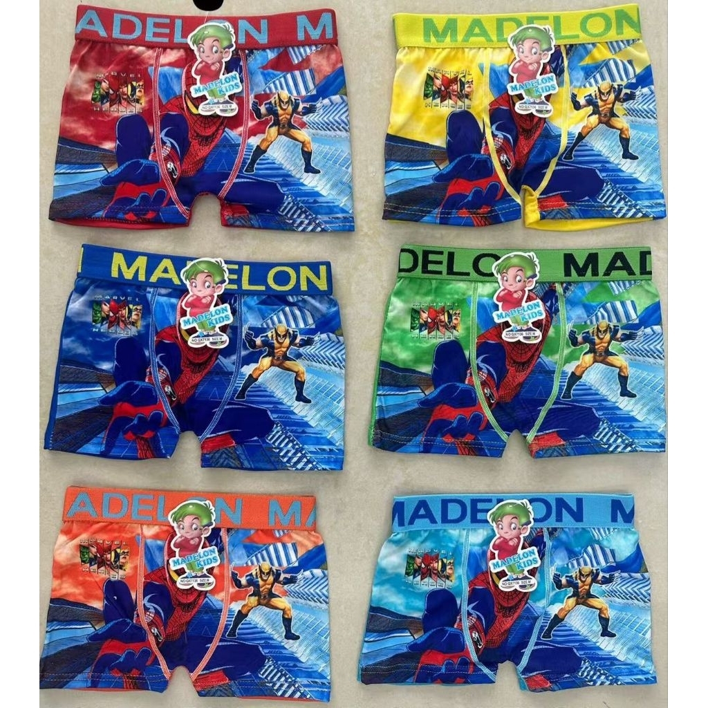 [3/6 pcs] CD Boxer Anak Cowok AS BOY / MURASO / BREITEX / MADELON / HAPPY BOY | Celana Dalam Cowok b