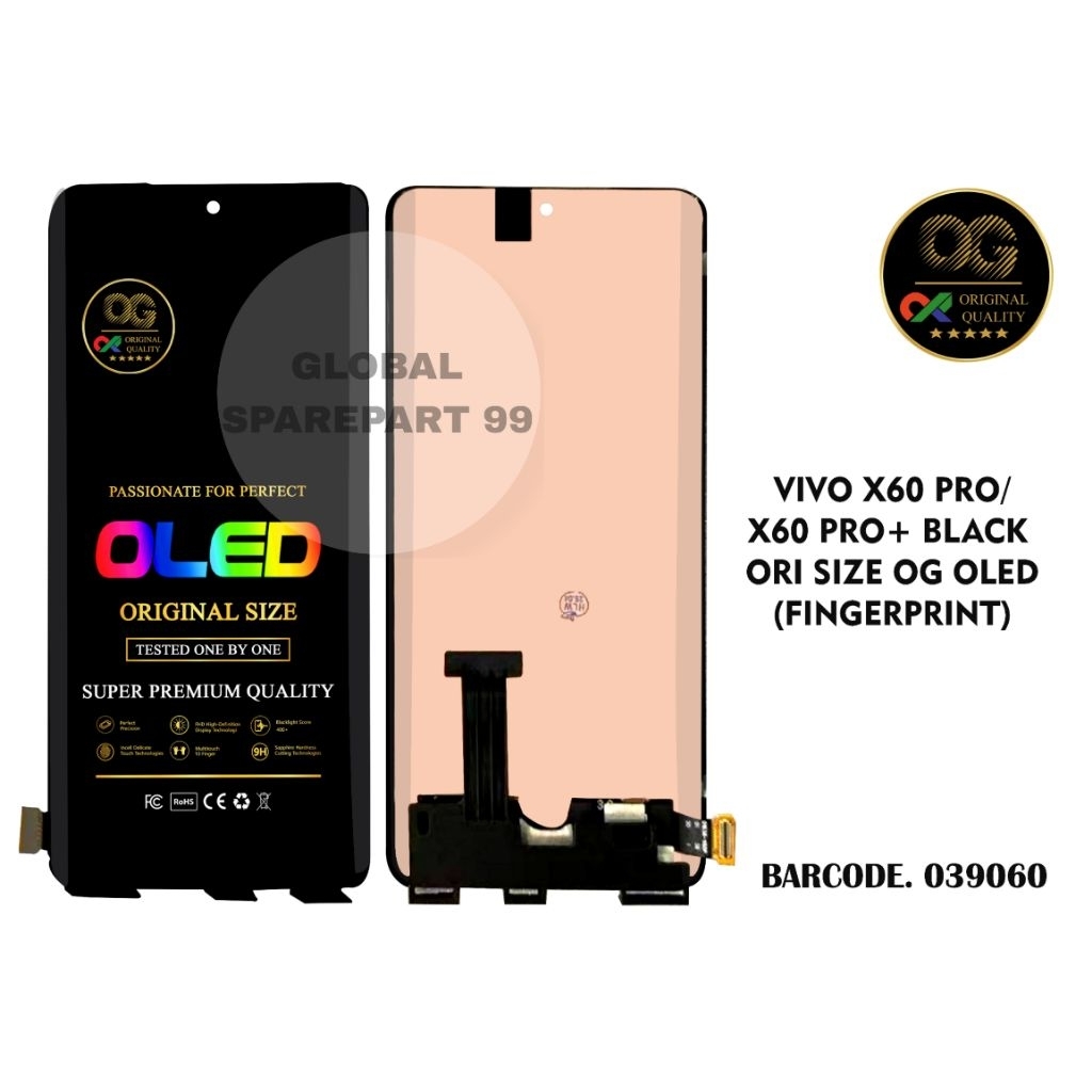 (OLED OG BISA FINGERPRINT) LCD TOUCHSCREEN VIVO X60 PRO / VIVO X60 PRO PLUS / VIVO X60 PRO+ ORIGINAL