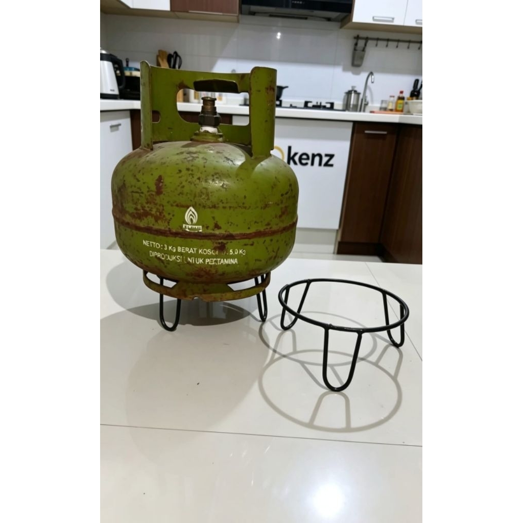 rak tabung gas lpg 3kg, tatakan tabung gas lpg 3kg