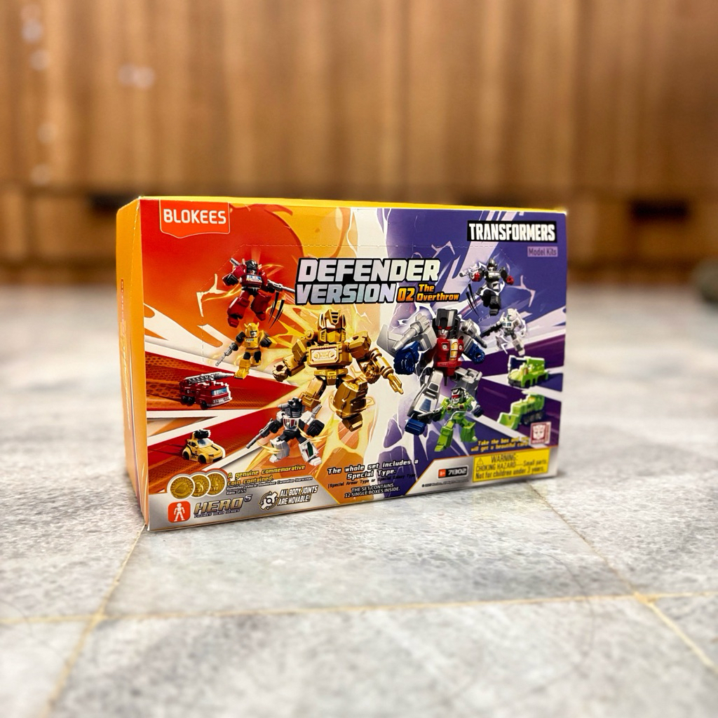 FIXED/SELECTED CHARACTERS TRANSFORMERS DEFENDER VERSION 02 | MODEL KIT, MOKIT, ACTION FIGURE BERARTI