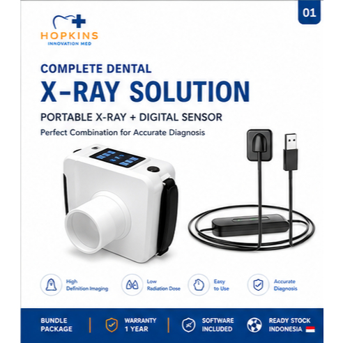Dental X ray + Dental Sensor / periapical portable Foto Rontgen Periapikal dental / Hopkins X-ray Ma