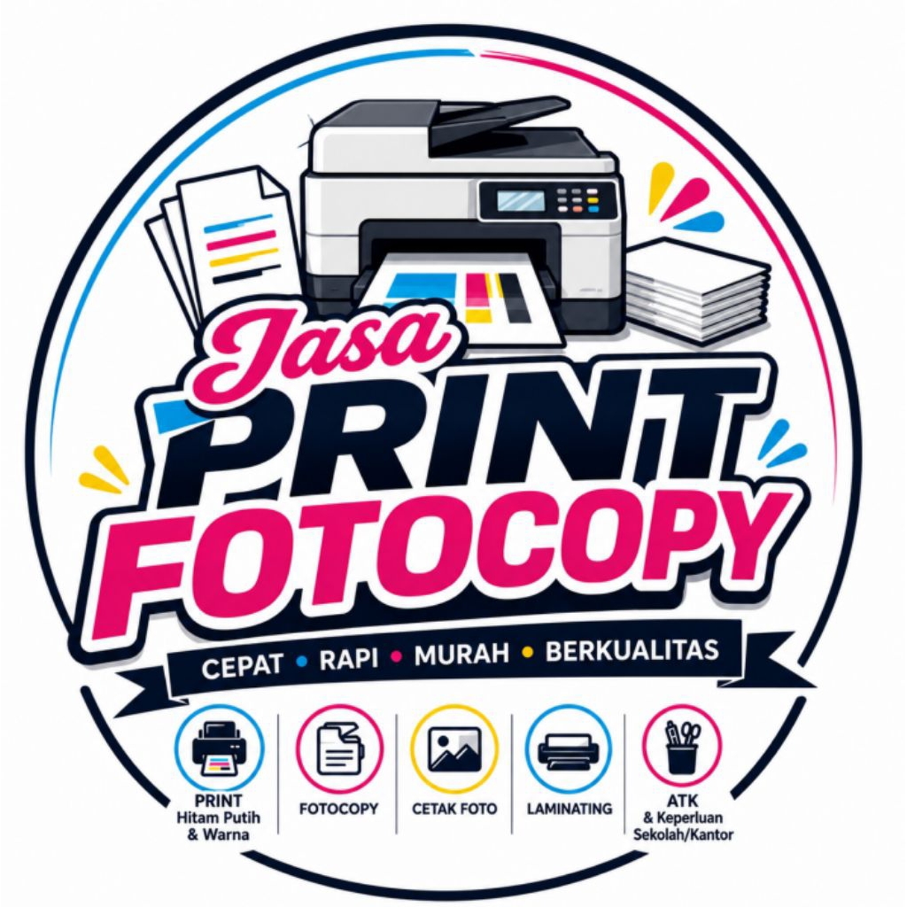 Jasa print, fotocopy dan cetak foto