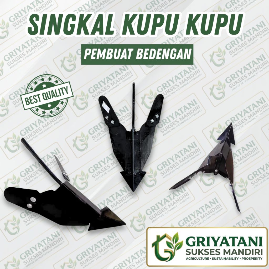 Singkal mini cultivator / Singkal Kupu kupu / Alat mesin bajak / Kelengkapan mesin cultivator