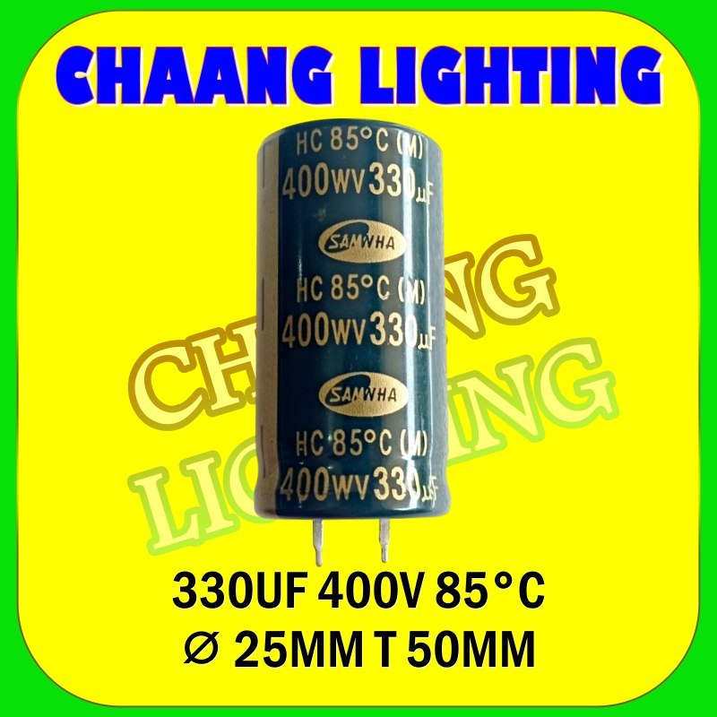 330UF 400V ELCO 330UF 400V SANWHA KAPASITOR ELCO 330UF400V 330 UF 400 VOLT CAPASITOR ELCO 330UF400V 