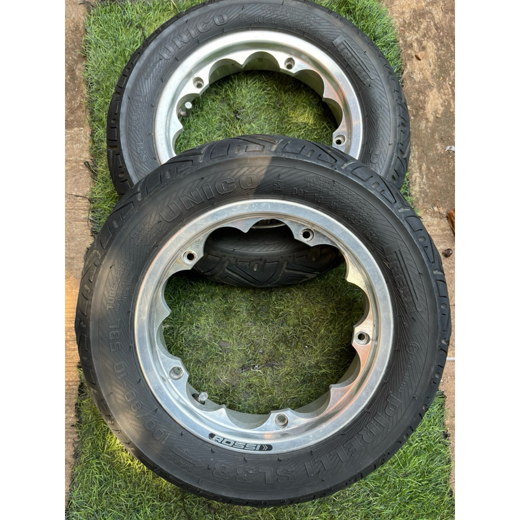 Velg tublles vespa ring 10 ban pirelli