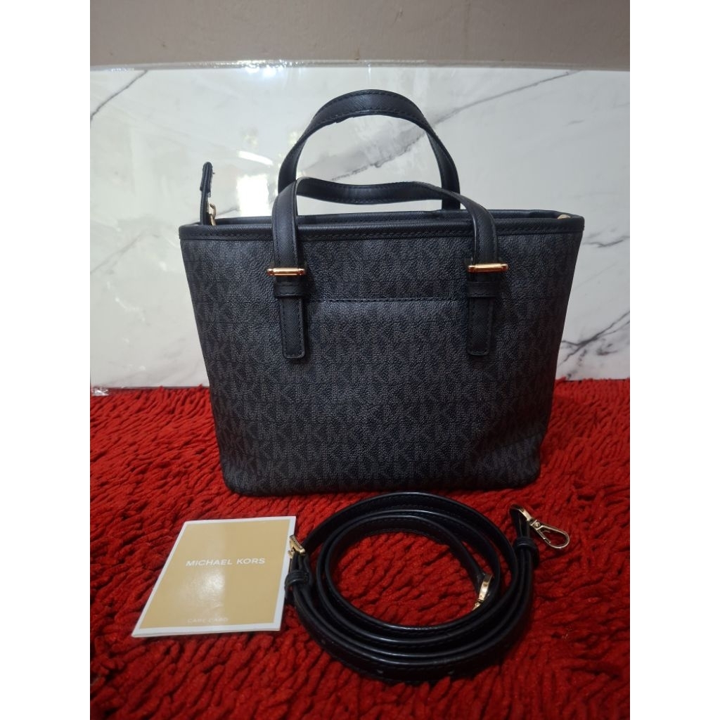 michael kors mk preloved mini tote jetset
