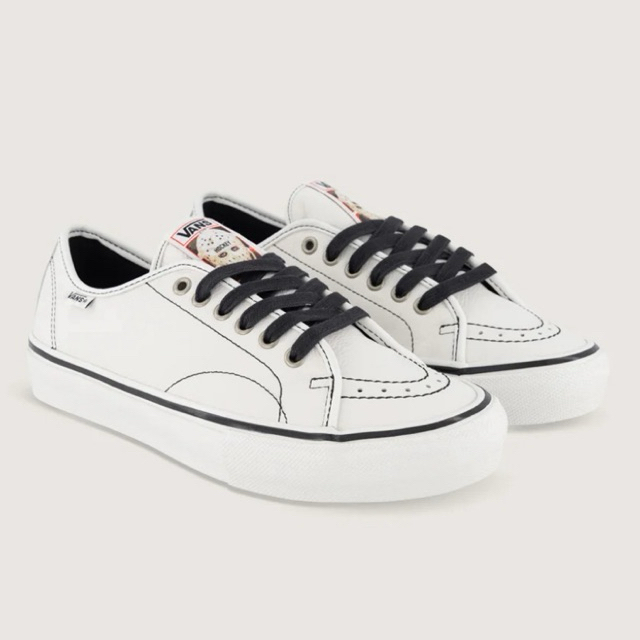 Vans X Hockey Skate AVE Classic VCU Shoes - Leather White