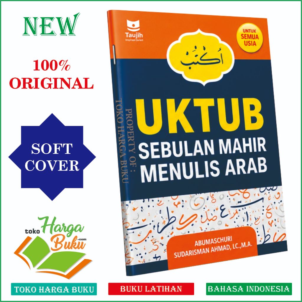 Foto UKTUB Sebulan Mahir Menulis Arab untuk Semua Usia BONUS QR Video Latihan Tulis IMLA - TAUJIH