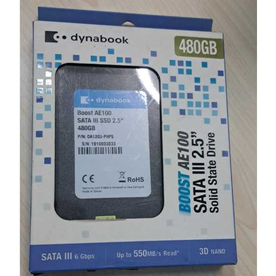 SSD DYNABOOK BOOST AE100 SATA III 480GB