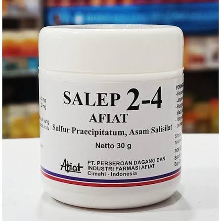 AFIAT Salep 2-4 Mengatasi Iritasi Kulit Skabies Jamur 15 Gram