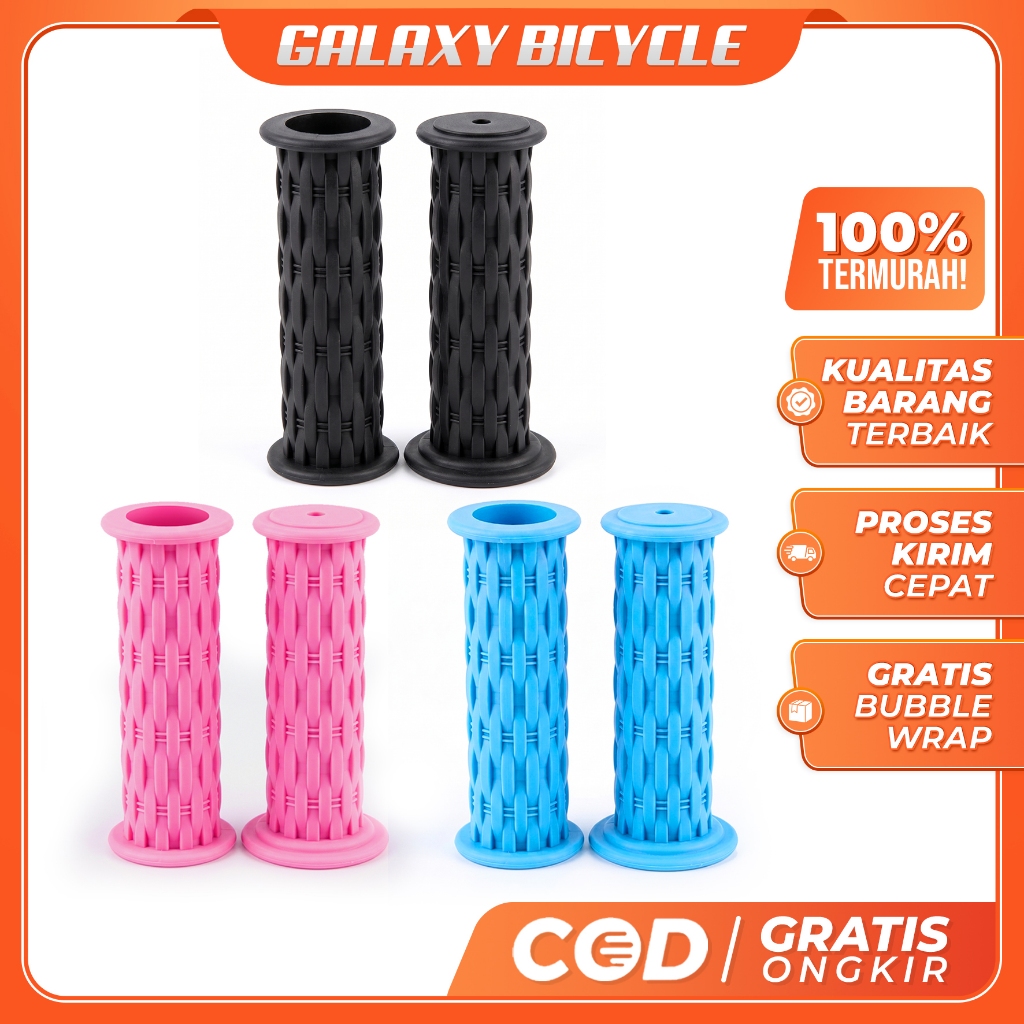 Hand Grip Super Empuk Sepeda Anak G01 Handle Grip Pelindung Stang Sepeda Lipat Anak Mini BMX Roda Ti