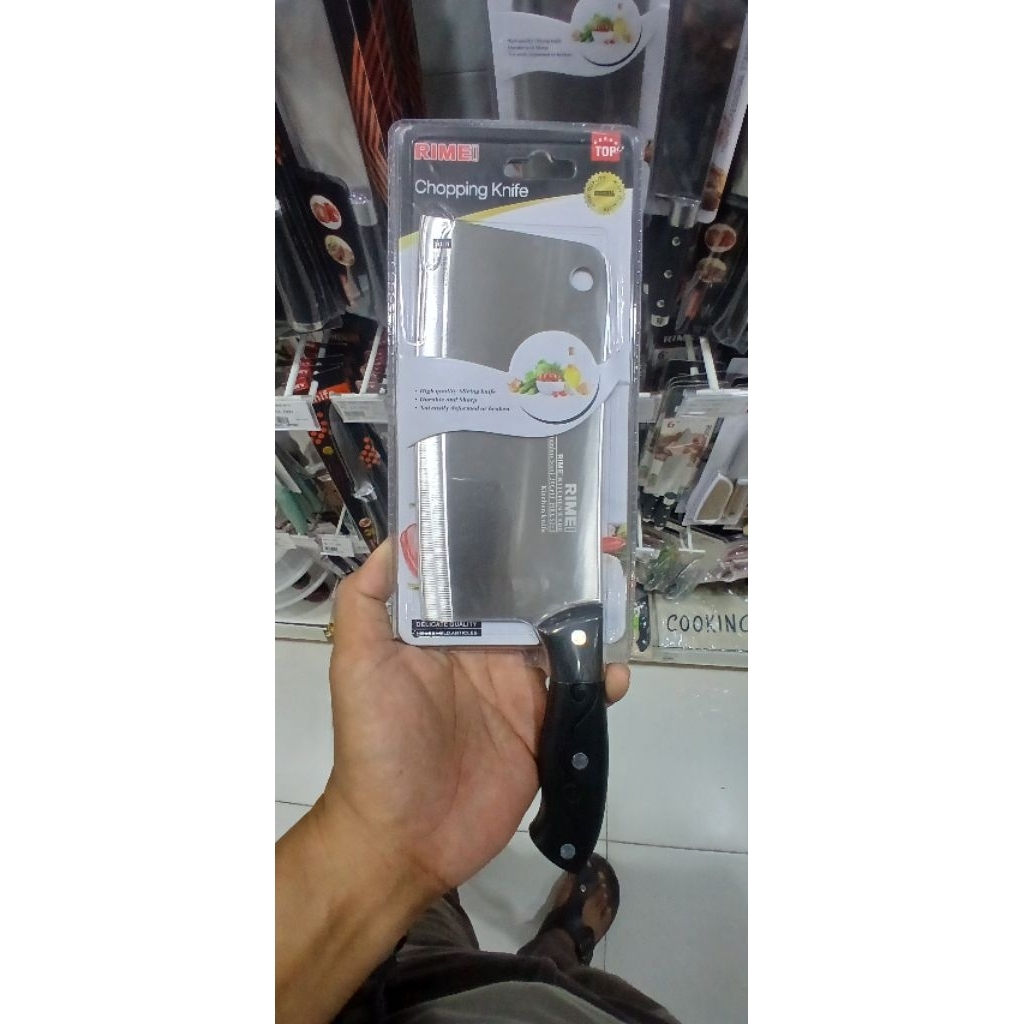 Pisau Dapur Stenless Rime chopping knife lebar