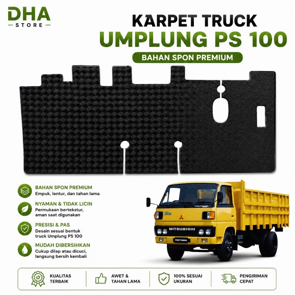 karpet mobil bagian depan khusus truck umplung ps 100 bagian depan saja truck umplung ps 100