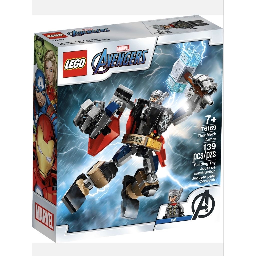 LEGO MARVEL AVENGERS 76169 THOR Thor Mech Armor (PRELOVED, good condititon) Complete with Original B