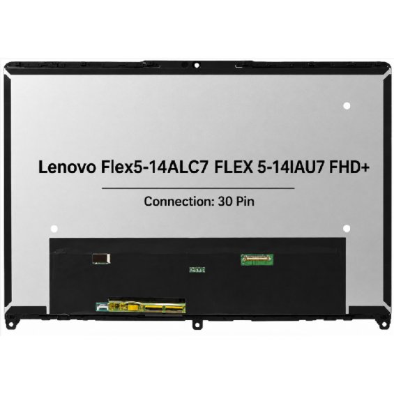 Led 14 Inch 30 Pin Lenovo Flex5-14ALC7 Flex5-14IAU7 FHD+ 1920*1200 Touchscreen