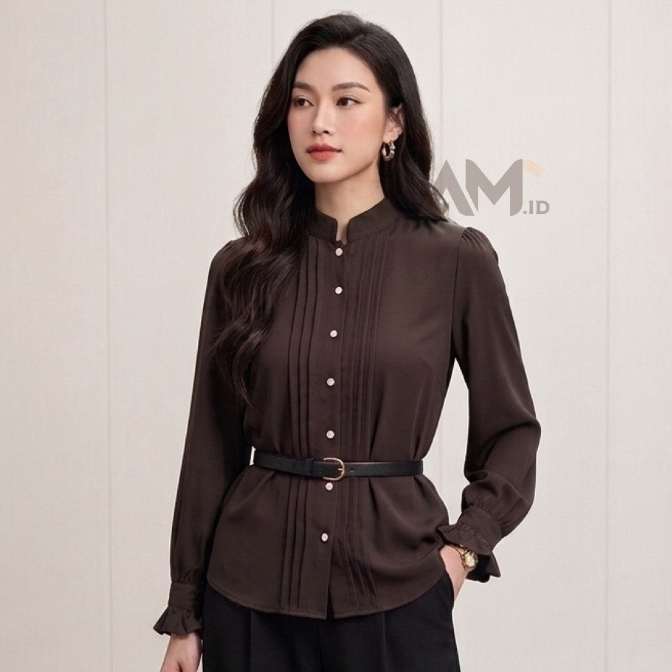 AM.inDesign - Hae Rin Shirt by AM.id / Top Cotton Madonna / Atasan Wanita / Fashion Hijab Muslim