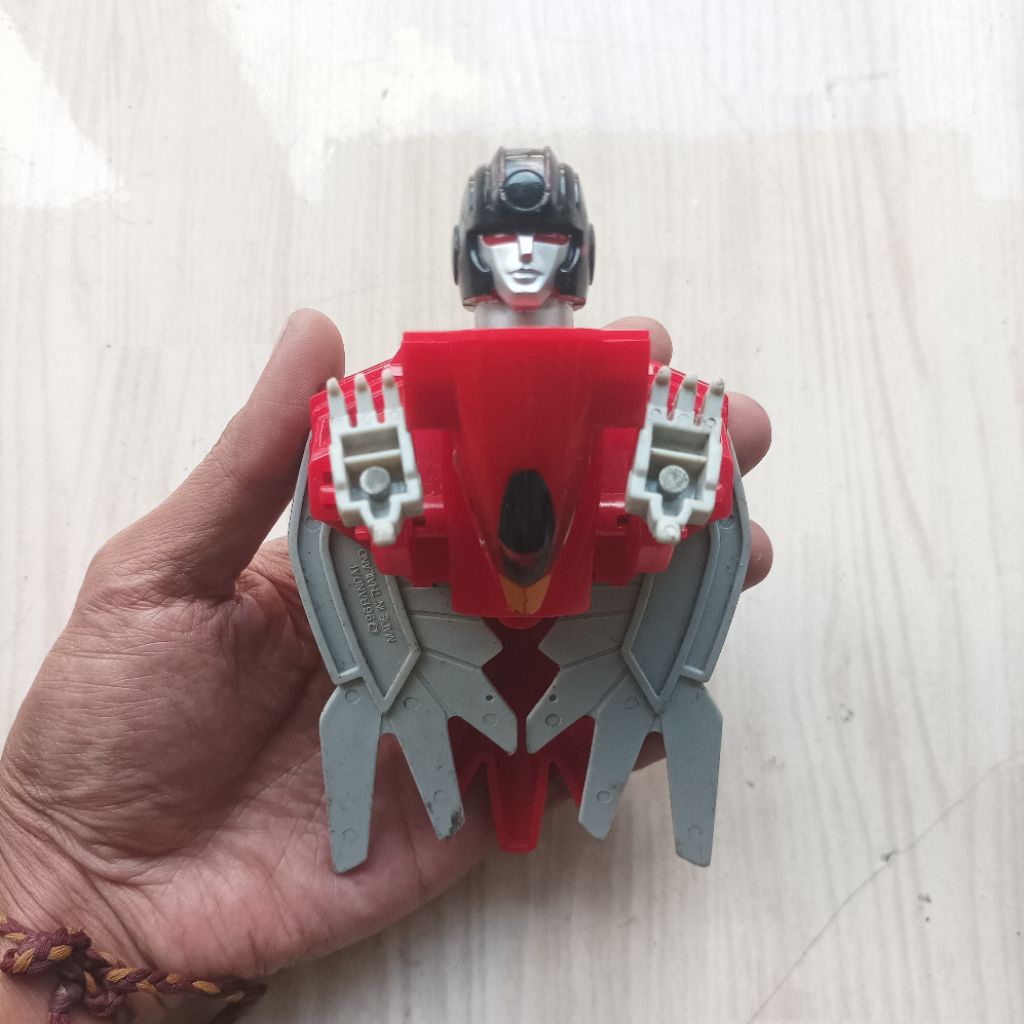 Vintage Rare Original Bandai DX Part Head Megazord Zeo Power Rangers Mainan Action Figure