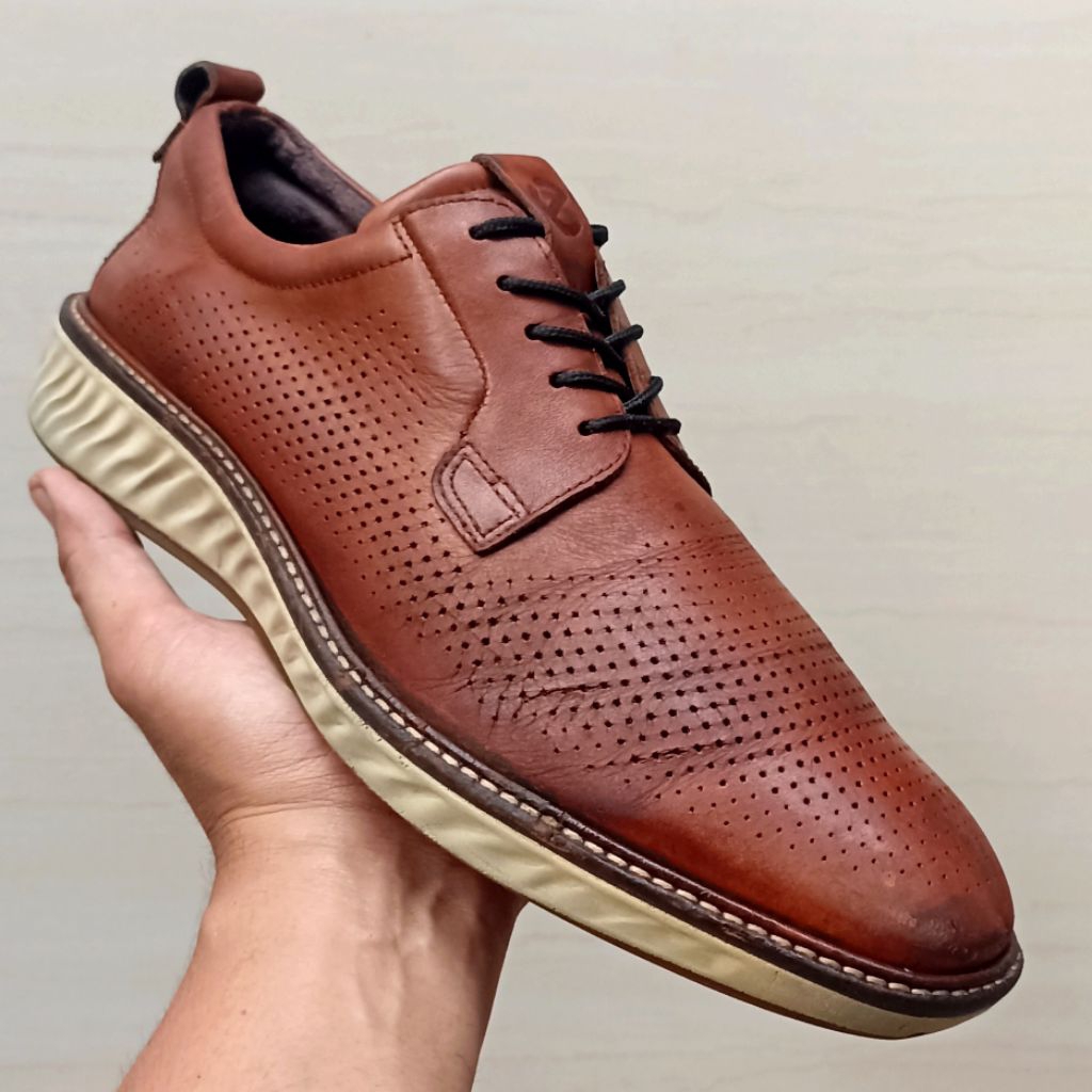 ECCO ST.1 HYBRID OXFORD BROWN LEATHER